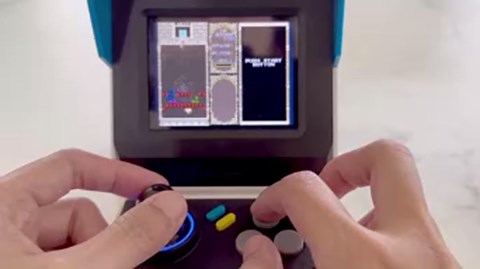 SNK 40th Anniversary NEOGEO MINI Arcade Console, 3.5" Screen with 40 Classic Games(KOF/Metal Slug Series), TV Output Compatible, Dual Controller Ports, Mini Arcade Collector's Edition Gift Set