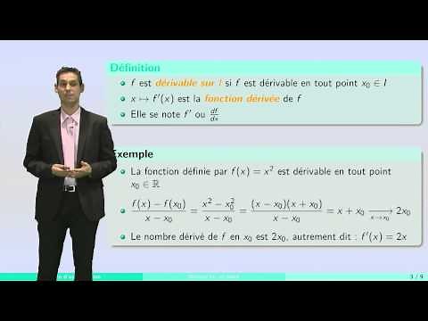 Dérivées - partie 1 : définition
