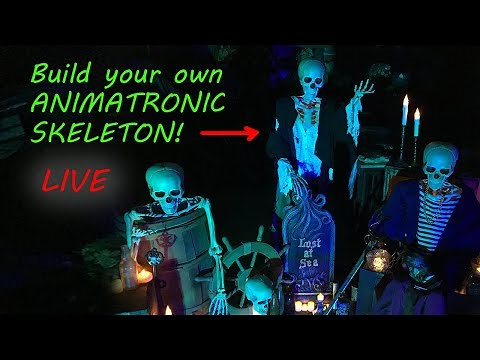 DIY Skeleton Animatronic LIVE!