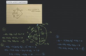 Find current in each branch.... | Filo