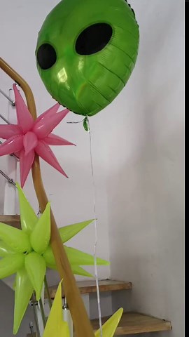 Alien head balloons,Starry Alien UFO Party Supplies Balloons,Outer Space party decoration,Starry Night Party/carnival circus/halloween Party Supplies/Science Fiction Party