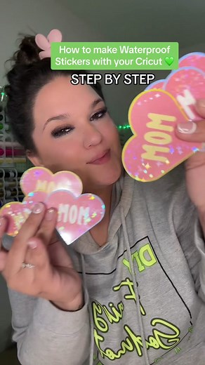 How to Make Waterproof Stickers with Your Cricut - Step by Step Guide