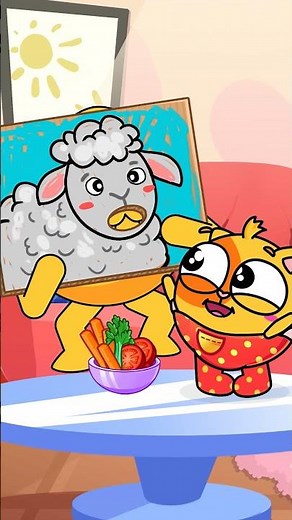🐑 Let's feed the animals 🐮 Family fun pretend play 😁 #forkids