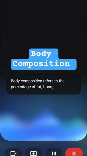 What is body composition?