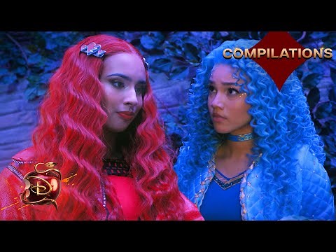 Descendants: The Rise of Red | Red and Chloe's Friendship Journey | Compilation |‪@disneychannelmusic‬