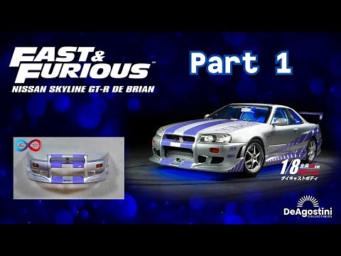 DeAgostini Fast & Furious Nissan Skyline GT-R Part 1 - Vorstellung und erste Bauteile!