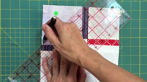 This was an experiment that turned out quite well. I added a square to opposite corners of a disappearing 4-patch bock. You can get more details below: Full video: - https://youtu.be/Nsaf6S9L4i0 Blog post: - http://wp.me/pgVoS-2hH | TeresaDownUnder