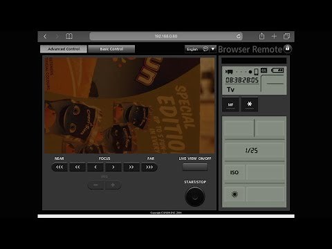 Insight: Canon XC10 Wifi Remote