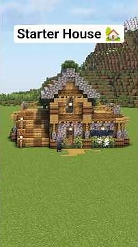 Fancy Starter House in MINECRAFT 🏠✨