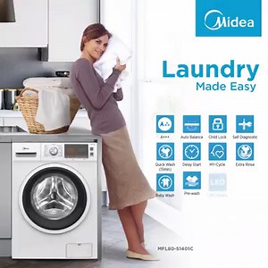 17 reactions · 33 shares | Everything you need in a washing machine is right here, with Midea. ✔Auto balance ✔Child lock ✔Self diagnostic ✔Quick wash (15min) ✔Delay start ✔Extra rinse ✔Baby Wash ✔Pre-wash ✔Overheating control ✔All that and more! Check out our latest catalog for the coolest electrical appliances in town: www.facebook.com/pg/mideamalaysia/photos | Midea | Facebook