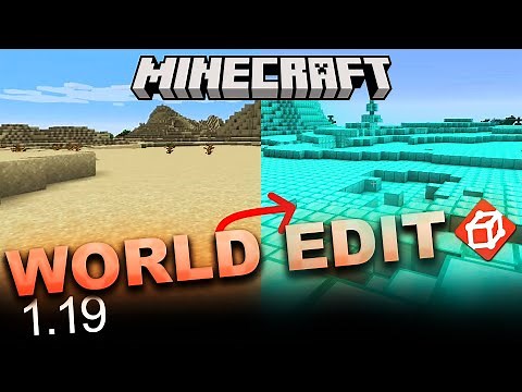How To Download & Install the WORLD EDIT MOD in Minecraft 1.19