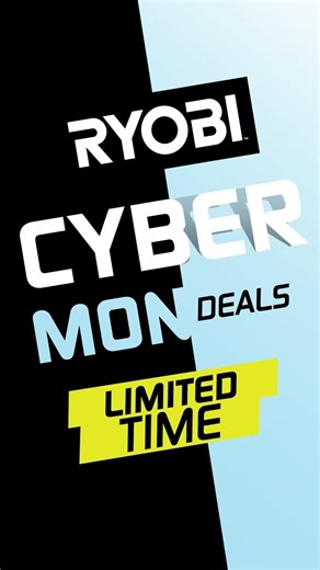RYOBI Cyber Monday Deals!