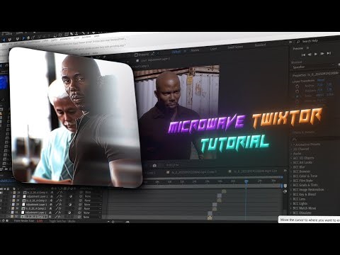 "How to Make (MICROWAVE TWIXTOR) on After Effects (Easy Tutorial)"