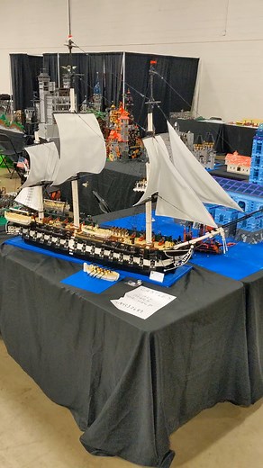 USS Constitution in LEGO by Ben Christensen | Beyond the Brick