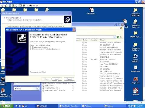 Toshiba Print Driver Setup