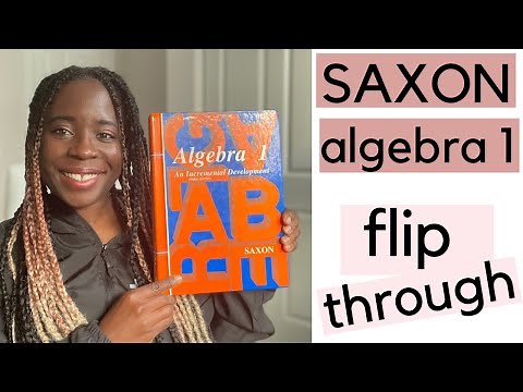 Saxon Algebra 1 Flip Through| saxon math review| homeschool curriculum