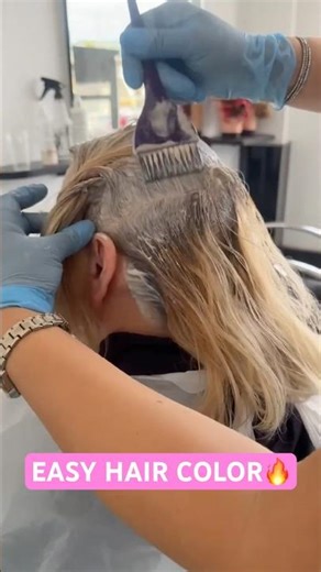 EASY HAIR COLORING TECHNIQUE: Complete Tutorial Linked Below! 🔥🔥🔥