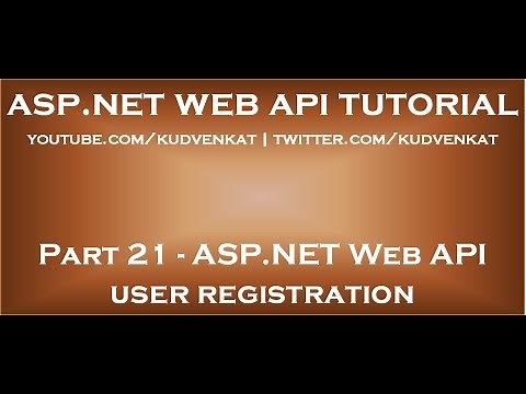 ASP NET Web API user registration