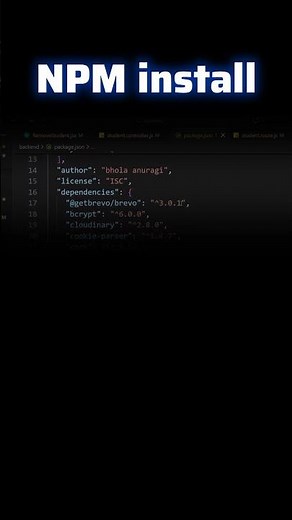 Backend Dependencies Explained — What’s Inside a Node.js Project?