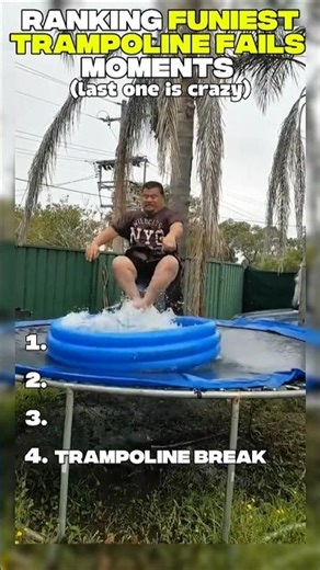 Epic Trampoline Fails Compilation 😂 | Funny Jumping Accidents 2025 #shorts #funny #trending