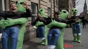 We're not really sure if they come in peace or not... But you should definitely get our Inflatable Alien Pick Me Up Costume while you still can! UK: https://goo.gl/QvyRH3 US: https://goo.gl/xSd8Ux AU: https://goo.gl/KhHCvN CA: https://goo.gl/ebdVKb | Morphsuits