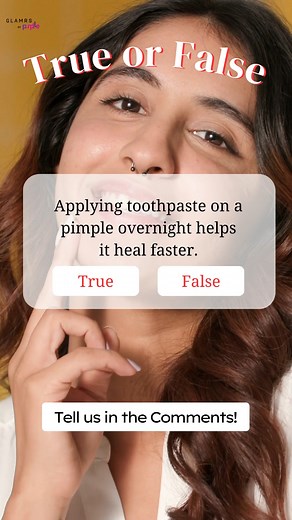 11K views · 39 reactions | Toothpaste for Pimples: Fact or Fiction? | Glamrs | Facebook
