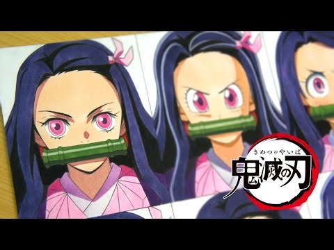 Drawing Nezuko in different Anime Styles - Demon Slayer / 鬼滅 の 刃
