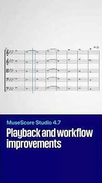 Playback and workflow improvements in MuseScore Studio 4.7