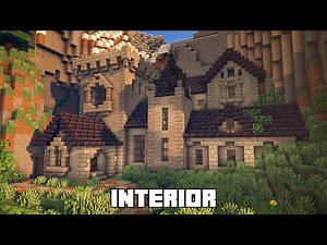 Minecraft Mountainside Castle Interior Tutorial!