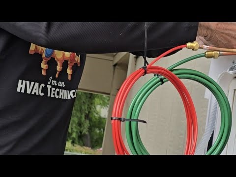 Mini split super easy copper lineset bending