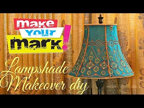 How to: Fancy Lampshade Makeover DIY