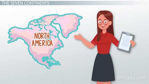 Continents & Oceans of the World | Overview & Map