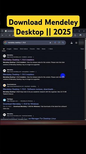 How to Download Latest Mendeley Desktop in 2025 #mendeley #mendeleydesktop