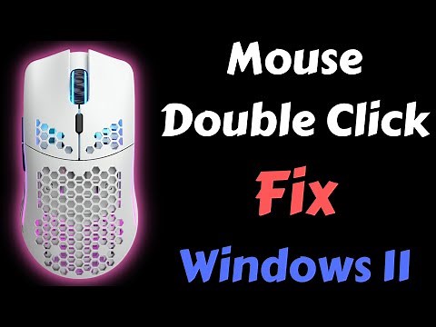 How to Fix Mouse Double Click Problem in Windows 11 | Fix Mouse Keeps Double Clicking