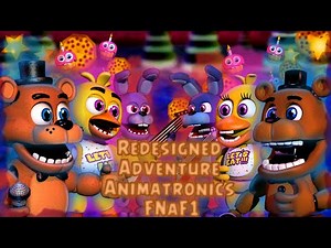 Fnaf World - Redesigned Adventure Animatronics FNaF1 (Mod)