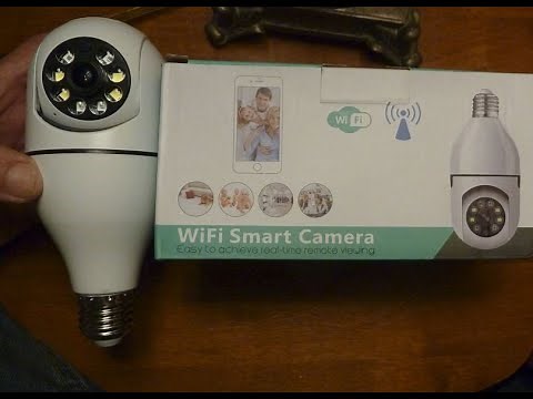 Lightbulb WiFi Smart Camera Install