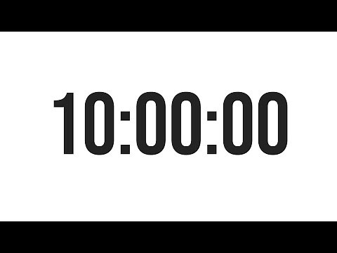10 HOUR TIMER - COUNTDOWN TIMER (MINIMAL) - WITH ALARM