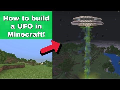How to build a UFO in Minecraft (tutorial)