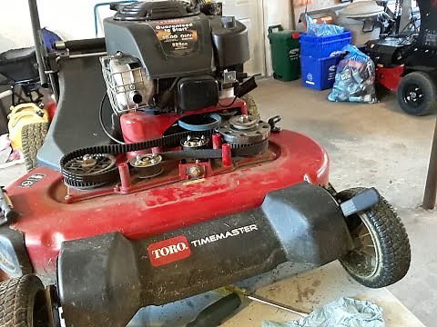 Fixing my Toro Timemaster 30 inch Mower - Belts and Pulleys