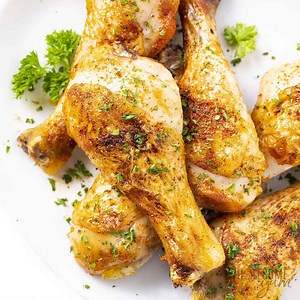 Baked Chicken Legs (Crispy, Easy Recipe) - Wholesome Yum