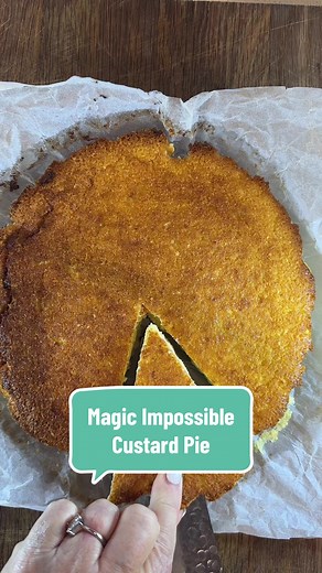 Magic Impossible Custard Pie Recipe