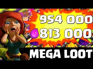 QUASE 2 MILHÕES de LOOT - CV9 contra CV10 ! - Clash Of Clans
