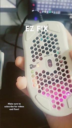 Glorious mouse sensor broken and won't move cursor FIX! #glorious #easyfix #mouse #gloriousmodelo