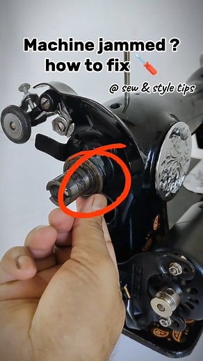 254K views · 4.9K reactions | Sewing machine jammed ? Tips and tricks for beginners 淋 #sewingmachine #sewingmachinerepair #sewingmachineservice #silaimachine | Sew & Style Tips | Facebook