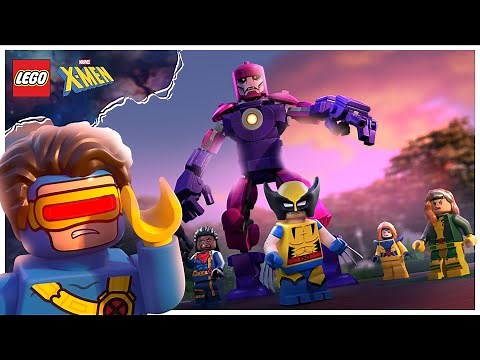 LEGO Marvel X-Men: Robotic Hunter Sentinels 🤖 Attack the X-Mansion!