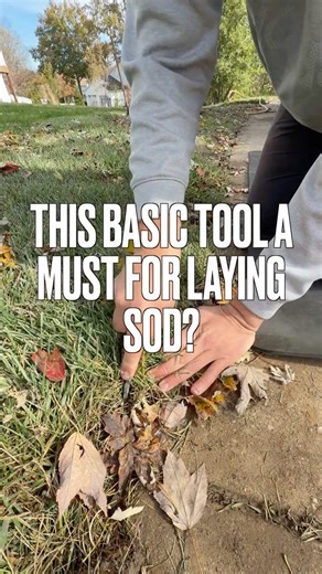 The Only Tool Needed For DIY Laying Sod?