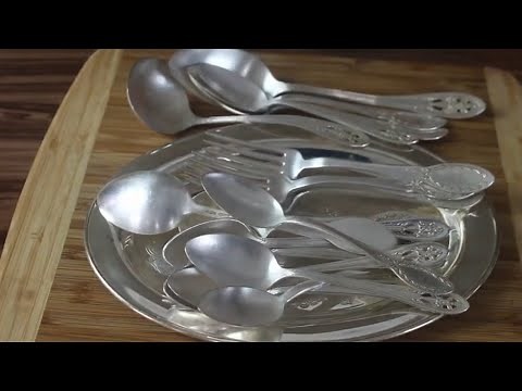Silver Cleaning | How to clean Silver | Clean Silver in 1 minute easy method