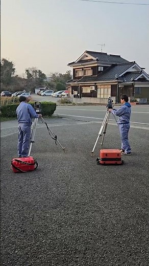 トータルステーション競争 #測量会社 #測量 #dji #測量機器
