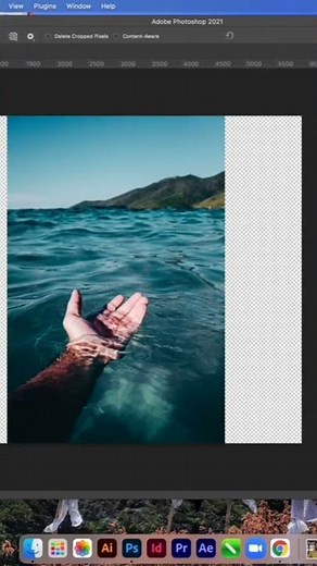 How to use the content aware scale tool on Photoshop