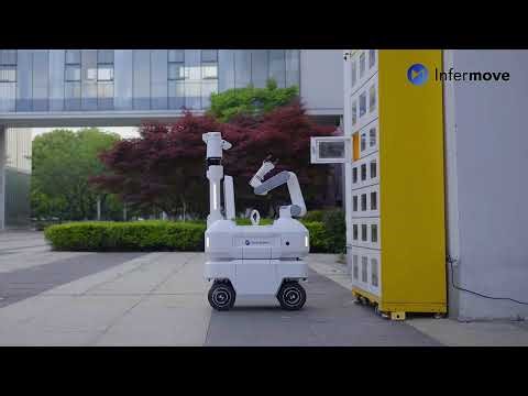 Self-service pickup from the delivery locker — last-mile delivery from locker to door.